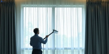 Commercial curtain stain removal service patterson-lakes-vic hotels offices restaurants